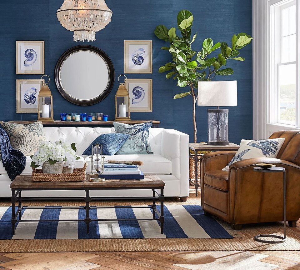 Duke 25 cm Round Metal Accent Table Pottery Barn Australia